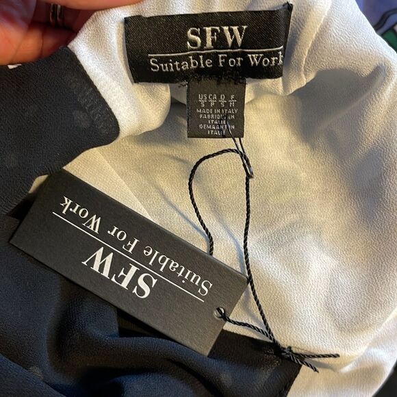 Suitable For Work  NEW Small Dress . Made in Italy - Picture 5 of 5